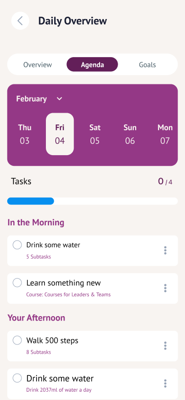 KLIP daily agenda