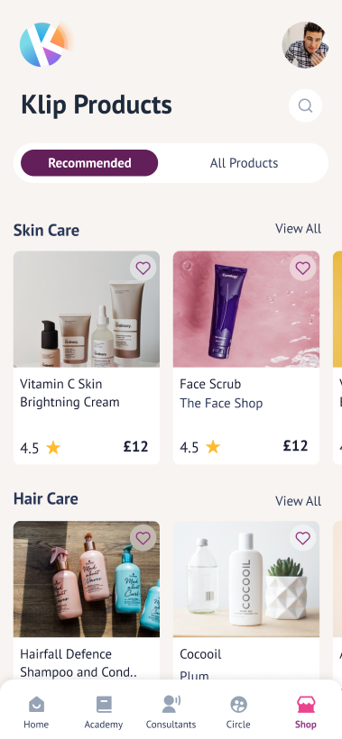 KLIP product shop